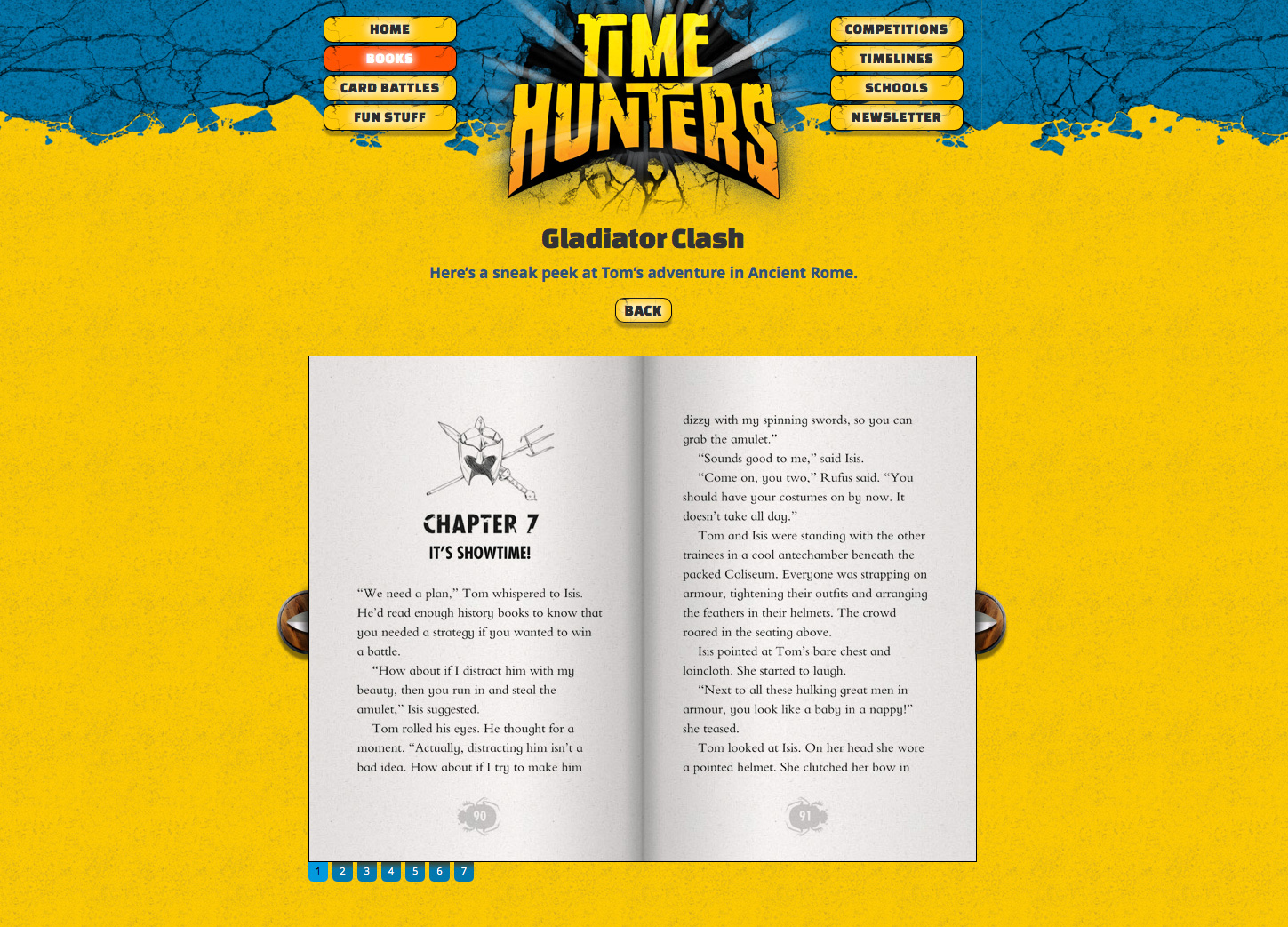 Time Hunters Website